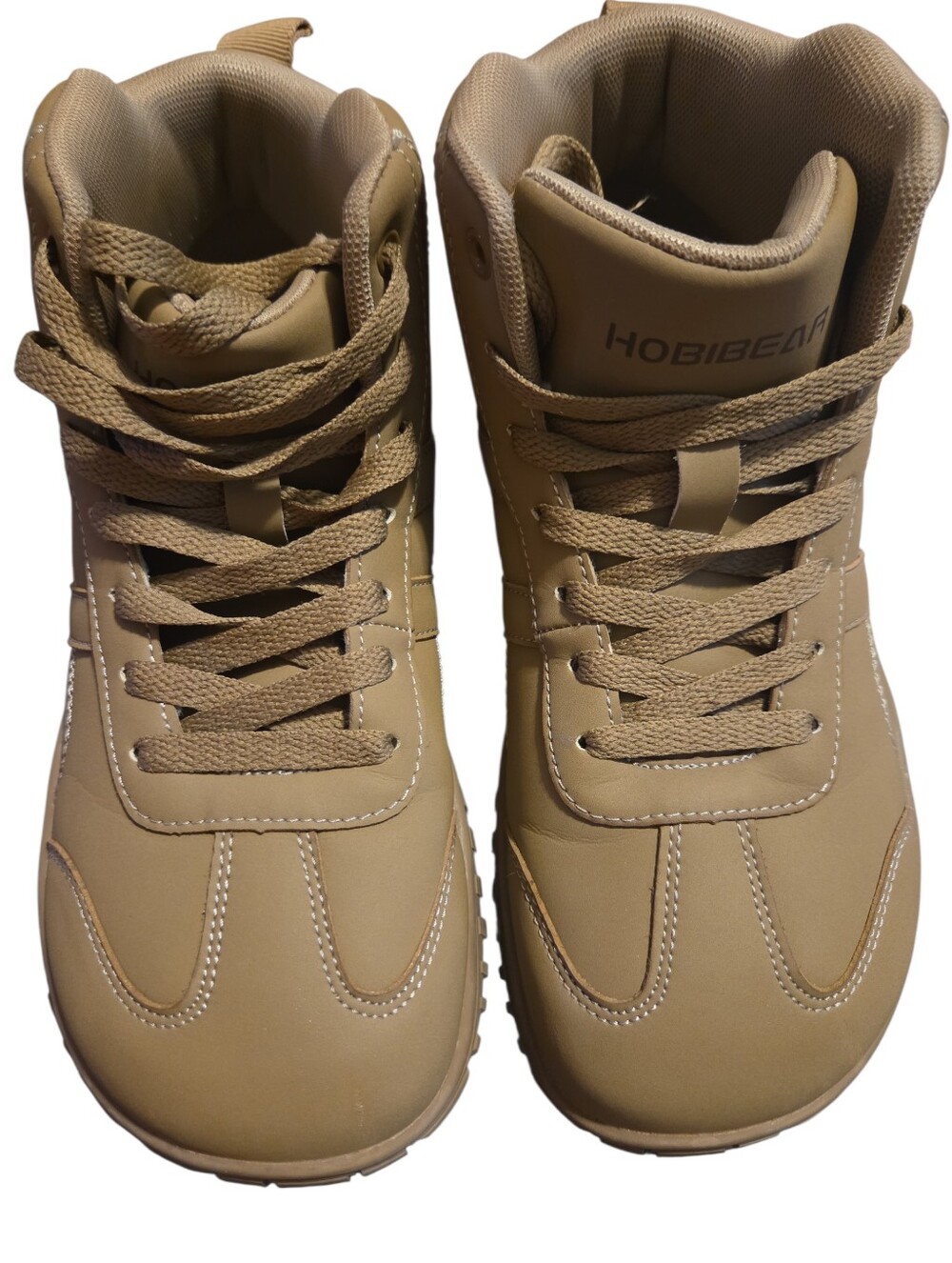 hobibear Women's Tan High-Top Sneakers